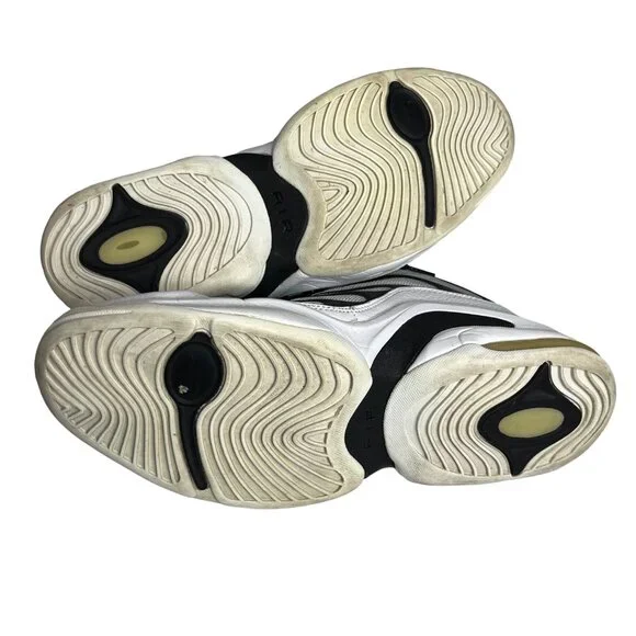 Nike Air Flight Determination Sneakers Mens Size 12.5 Lace Up White Black Rare - Picture 14 of 16